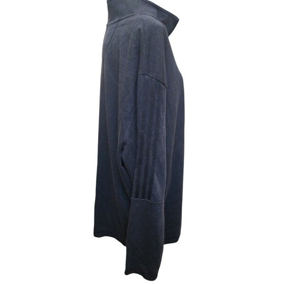 Adidas Primegreen NWT Long Sleeve 1/4 Zip Black Sports Shirt Size 2X UPF 50 - Picture 2 of 10